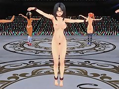 3d Animated Girls Perform In Mmd Video