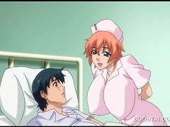 A Well-endowed Hentai Nurse Gives Oral And Engages In Sexual Activity With A Man In An Animated Video