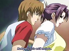 A Stunning Adult Anime Woman Receives Oral Sex From Two Men In A Hentai Threesome