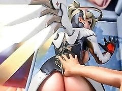 Test Of Control: Avoid Orgasm With Mercy From Overwatch