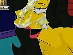Uncensored Threesome With The Simpsons